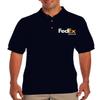 ALLNTRENDS FedEx Men's Polo T Shirt Embroidered FedEx Ground Apparel (XL, White Orange Print) view 1