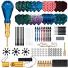 SHOT TAKER CO. EST. 2017 Deluxe Darts Tune up Kit Box | Flights, Sharpener, Shafts, O-Rings, Flight Savers, Accessories (10447-Deluxe) view 1