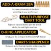 SHOT TAKER CO. EST. 2017 Deluxe Darts Tune up Kit Box | Flights, Sharpener, Shafts, O-Rings, Flight Savers, Accessories (10447-Deluxe) view 4