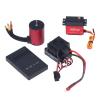 VGEBY Brushless Motor, S3650 3100KV Brushless Motor Kit with 60A ESC Programming Card 25KG Metal Steering Gear view 2
