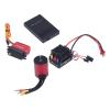 VGEBY Brushless Motor, S3650 3100KV Brushless Motor Kit with 60A ESC Programming Card 25KG Metal Steering Gear view 4