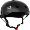 S1 Mini Lifer Helmet for Skateboarding, BMX, and Roller Skating - EPS Fusion Foam, CPSC & ASTM Certified - Black Gloss Large (20") view 1