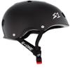 S1 Mini Lifer Helmet for Skateboarding, BMX, and Roller Skating - EPS Fusion Foam, CPSC & ASTM Certified - Black Gloss Small (19") view 3