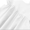 Dutebare Toddler Girl Dress Cotton Linen Halter Ruffle Sleeveless Dresses Kids Casual Summer Sundress White 120 view 2