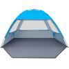 Gorich Beach Shade Tent for 4-5 Person with UPF 50+ UV Protection, Portable Sun Shelter Canopy, Lightweight & Easy Setup Cabana, Blue view 1