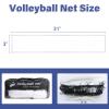 Professional Volleyball Replacement Net with Storage Bag - Standard 31FT x 3FT Training Volleyball Net for Beach, Swimming Pool, Schoolyard, Backyard, Sports view 2