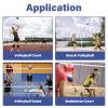 Professional Volleyball Replacement Net with Storage Bag - Standard 31FT x 3FT Training Volleyball Net for Beach, Swimming Pool, Schoolyard, Backyard, Sports view 4