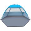 Gorich Beach Tent Sun Shelter for 3/4-5/6-7/8-10 Person with UPF 50 UV Protection, Lightweight & Easy Setup Beach Shade Canopy view 1
