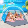 Gorich Beach Tent Sun Shelter for 3/4-5/6-7/8-10 Person with UPF 50 UV Protection, Lightweight & Easy Setup Beach Shade Canopy view 3