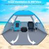 Gorich Beach Tent Sun Shelter for 3/4-5/6-7/8-10 Person with UPF 50 UV Protection, Lightweight & Easy Setup Beach Shade Canopy view 4