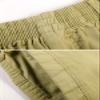 Men's Lightweight Casual Pants Elastic Waist Pull On Work Travel Boys Husky Pants Khaki 30 view 4
