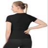 MathCat Workout Shirts for Women,Workout Tops for Women Short Sleeve,Yoga T Shirts for Women,Breathable Athletic Gym Shirts Black view 2