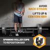 Bells of Steel Deadlift Jack 2.0 Premium Barbell Jack | Long Handle Deadlift Bar Jack | Bar Jack Durable Nylon Rollers for Easier Bar Centering | Protective UHMW Deadlift Stand, 800lb Capacity view 2