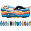 Chillbo Shwaggins Inflatable Couch  No-Pump Setup, Ripstop Polyester, Stability Pegs, Fun Prints, Portable Air Lounger for Beach, Camping, Festivals, and Tailgating - Desert Daydream view 1
