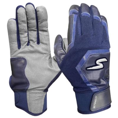Stinger Sports Color Crush Batting Gloves, Navy, Youth Large