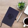 Rico Industries NCAA Liberty Flames Navy Laser Engraved Small Notepad Jounral/Notepad 8.25" x 5.25"- Office Accessory view 3