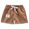 vastwit Unisex Toddler Shorts Pull On Drawstring Decor Short Pants Baby Boys Girls Jogger Summer Outfit Khaki 12-18 Months view 1