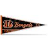 Rico Industries NFL Football Cincinnati Bengals Classic 12" x 30" Felt Wall Dcor Pennant - Great for Home/Bed Room/Man Cave Dcor view 1