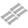 MECCANIXITY Tent Spring Buckle, Heavy Type Stainless Steel Rope Tensioner Accessories for Awning Tarps Tents Wire Racks, Pack of 6 view 1