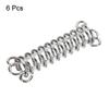 MECCANIXITY Tent Spring Buckle, Heavy Type Stainless Steel Rope Tensioner Accessories for Awning Tarps Tents Wire Racks, Pack of 6 view 3