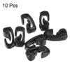 MECCANIXITY Camping Snaps Hooks Plastic Buckles, 4mm Hole Clip Accessories for Tent Canopy, Black Pack of 10 view 3
