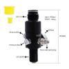 TUXING Carbon Fiber PCP Paintball Tank 0.58L 4500psi CE Approved Composite Cylinder with Paintball Regulator Valve Regulator Gauge Output Pressure:1800psi-M18*1.5 view 3