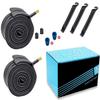 700x38c Bike Tube 700x38c Inner Tube 28" x1-3/8 1-5/8"Road Bike Tube 700x35c 700x36c 700x37c 700x39c 700x40c 700x41c 700x42c 700x43c Bike Tubes 2Pack (700x35/43C-32mm, Schrader) view 3