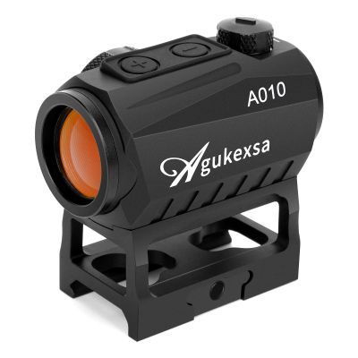 Agukexsa Red Dot Sight, 1x20mm Compact 2 MOA Red Dot Sight, Shake Awake Red Dot Scope with Absolute Co Witness Riser, Aluminum Alloy Housing