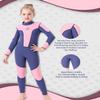 Seaskin Kids Wetsuit for Girls Toddler 3mm Back Zip Thermal Swimsuits Size 12 view 3