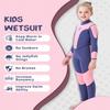 Seaskin Kids Wetsuit for Boys Girls Toddler 3mm Back Zip Thermal Swimsuits Size 10 view 2