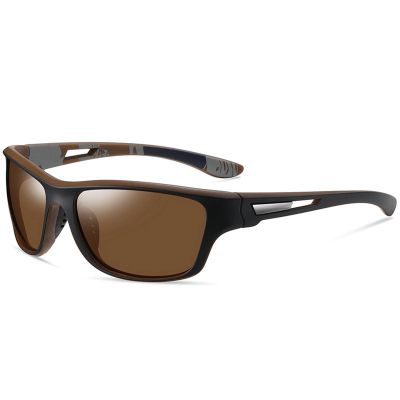 COTIA Sports Cycling Full Reading Sunglasses Men's Outdoor Polarized Reader Goggles Sun Glasses (tea, 0, multiplier_x)