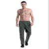 Men's Lightweight Casual Pants Elastic Waist Pull On Work Travel Boys Husky Pants Dark Grey 30 view 3