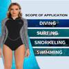 Seaskin Womens One Piece Long Sleeves Shorty Wetsuit 2mm view 2