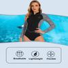 Seaskin Womens One Piece Long Sleeves Shorty Wetsuit 2mm view 3