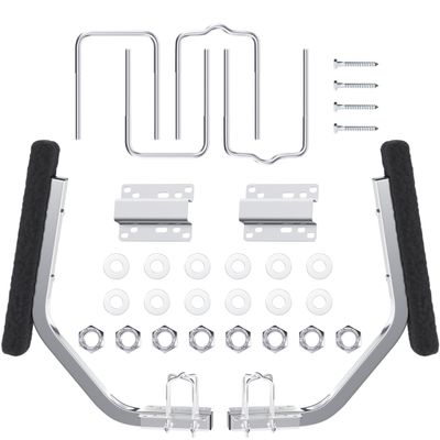 KUAFU Universal Boat Trailer Guide on 24"-36" Adjustable Design Trailer Pontoon Bunk Board Guide-ons Ideal for Bunk Style Pontoon Boat Trailer with Box, Channel or l-Beam Frames