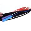 2 Player Badminton Racket Bag Waterproof Lightweight Racket Cover Bag Portable Squash Racket Cover Case Multi-use Sport Equipment Shoulder Bag with Zipper Closure & Adjustable Strap view 3