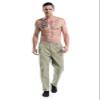 Men's Lightweight Casual Pants Elastic Waist Pull On Work Travel Boys Husky Pants Light Grey 30 view 3