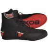 FISTRAGE Leather Kick Boxing Shoes Fighting Sports Master Training Mesh Unisex Pro Men's and Youth Genuine Boot Light Weight | Black Color Boxing Shoes for Adults (Black Low-Top, 45) view 3