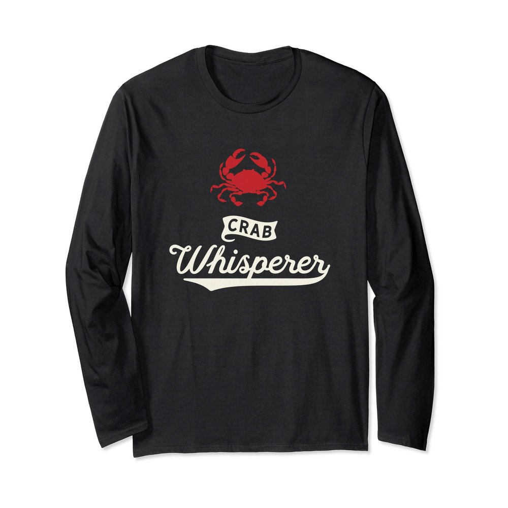 Funny Crab tee, Crab-a-licious , men and women Long Sleeve T-Shirt