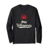 Funny Crab tee, Crab-a-licious , men and women Long Sleeve T-Shirt view 1