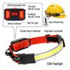 Adelante LED Headlamp Flashlight, 4Pack 1000LM 230Wide-Beam Rechargeable Head Lamp for Adults, Red Taillight & 16 Clips Waterproof Hard Hat Light Headlamps for Running Hiking and Camping view 2