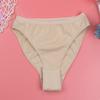 Fldy Kids Girls Ballet Dance Briefs Seamless Gymnastics Underpants Professional High Cut Ballerina Dancer Underwear Nude 3-4 Years view 3