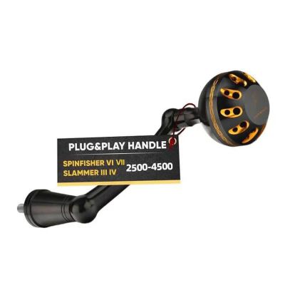GOMEXUS Power Handle for Penn Spinfisher VI VII Slammer III IV 2500-4500,Fishing Reel Replacement Parts (Not for Daiwa BG 3000 and Penn Battle II 4000)