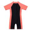 Aislor Kids Boys Girls One Piece Short Sleeves Zippered Swimwear Swimsuit Swimming Bathing Suit Watermelon Red&Black 10-12 Years view 4