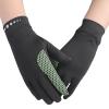 RUIXIA Mens Women Driving Gloves Summer UV Sun Protection Gloves Non-Slip Touchscreen Ice-Silk Sunblock Gloves for Cycling Riding, Standard Black, One Size view 2