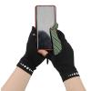 RUIXIA Mens Women Driving Gloves Summer UV Sun Protection Gloves Non-Slip Touchscreen Ice-Silk Sunblock Gloves for Cycling Riding, Standard Black, One Size view 4