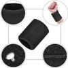 10 Pair Sweat Bands for Wrists,Tennis Wristband Absorbing Cotton Terry Cloths Arm Sweat Bands for Women Men Wrist Band for Football Basketball, Running view 3