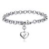 TONY & SANDY Charm Bracelet Girls Jewelry Confirmation Easter Gifts for Teens Teenage Girls 8 10 12 14 15 16 17 18 Monogram Bracelet Personalized Birthday Graduation Her Stocking Stuffers view 1