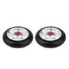 LINFFSTR 2pcs 100mm Scooter Wheels Pair Aluminum Alloy Stunt Scooter Wheels Smooth Bearing Installed Kick Scooter Wheels Set Scooter Replacement Wheels (Color : Silver) view 1