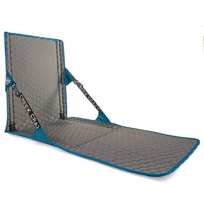 Crazy Creek HEX 2.0 PowerLounger for Day Hiking & Backpacking Trips, 250 LBS Weight Capacity, Adjustable Straps, Compact Design, Water-Resistant, Aleutian Blue/Slate